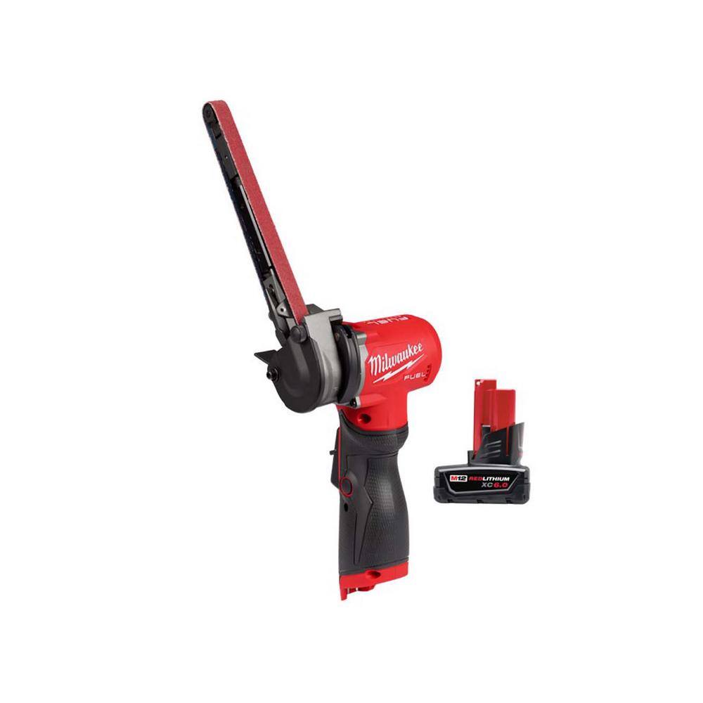 Milwaukee M12 FUEL 12V Lithium-Ion Brushless Cordless 1/2 in. x 18 in. Bandfile (Tool-Only)
