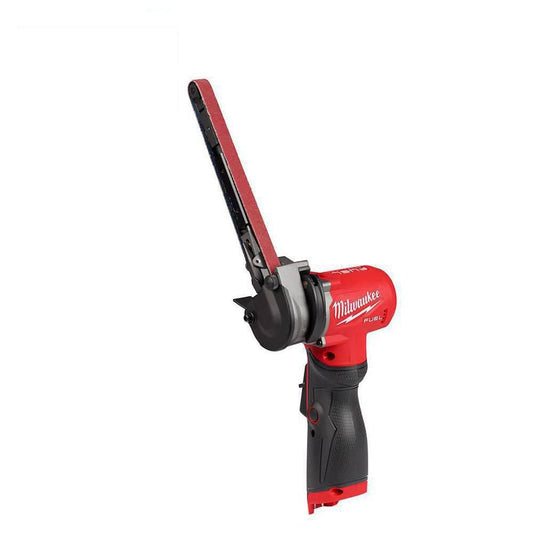 Milwaukee M12 FUEL 12-Volt Lithium-Ion Cordless 1/2 in. x 18 in. Bandfile w/ 1/2 in. Contact Wheel Replacement, Tool-Only