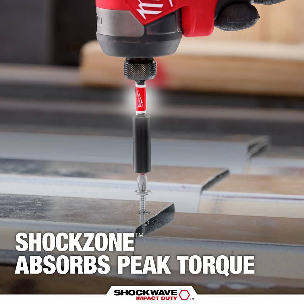 Milwaukee SHOCKWAVE Impact Duty 12 in. Magnetic Bit Holder, 1/4 in. Hex