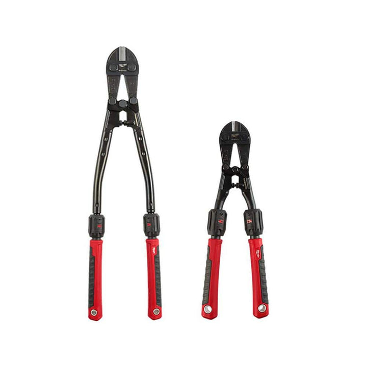 Milwaukee 24 in. Adaptable Bolt Cutter with POWERMOVE Extendable Handles + 14 in. Adaptable Bolt Cutter (Set of 2)