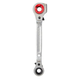 Milwaukee Lineman's 5-in-1 Ratcheting Wrench, 11.25 in Length