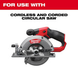 Milwaukee 6-1/2 in. x 24-Tooth Carbide Framing Circular Saw Blade (2-Pack)
