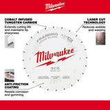 Milwaukee 6-1/2 in. x 24-Tooth Framing Circular Saw Blade (2-Pack)