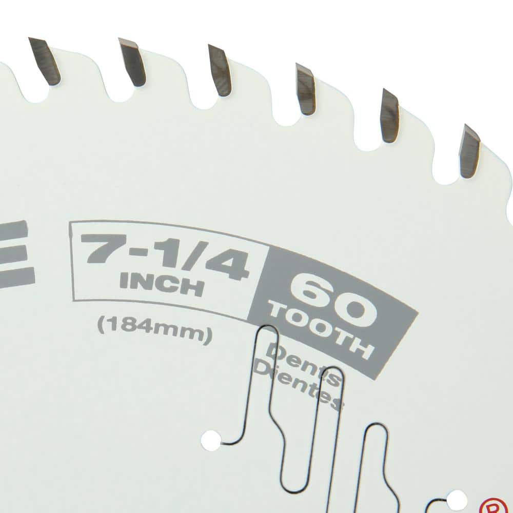 Milwaukee 7-1/4 in. Fine Finish Circular Saw Blade (3-Pack)