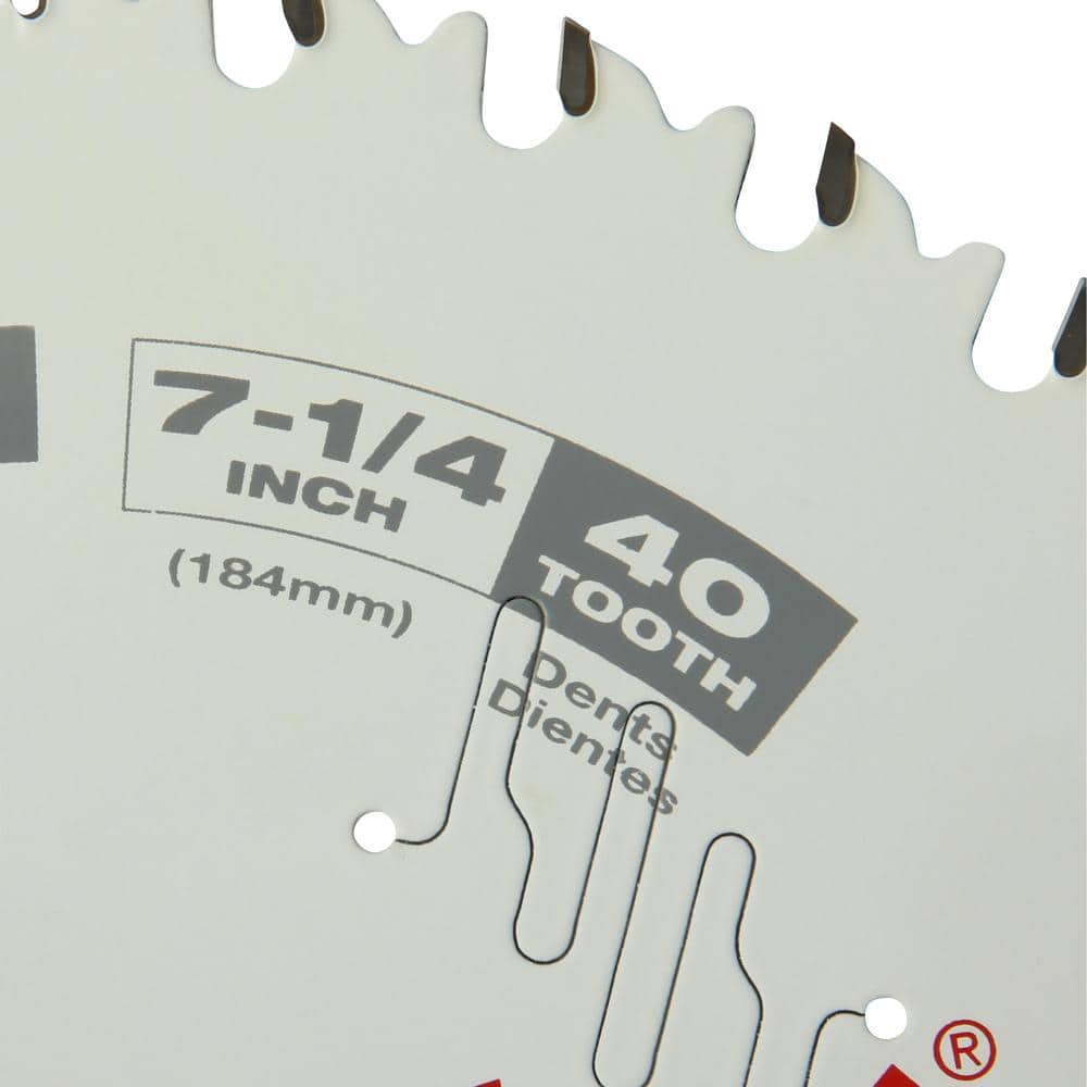 Milwaukee 7-1/4 in. Fine Finish Circular Saw Blade (3-Pack)