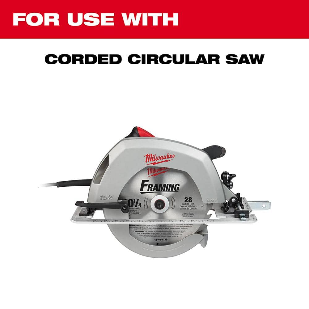 Milwaukee 10-1/4 in. x 28-Tooth Framing Circular Saw Blade, 5/8 in. Arbor