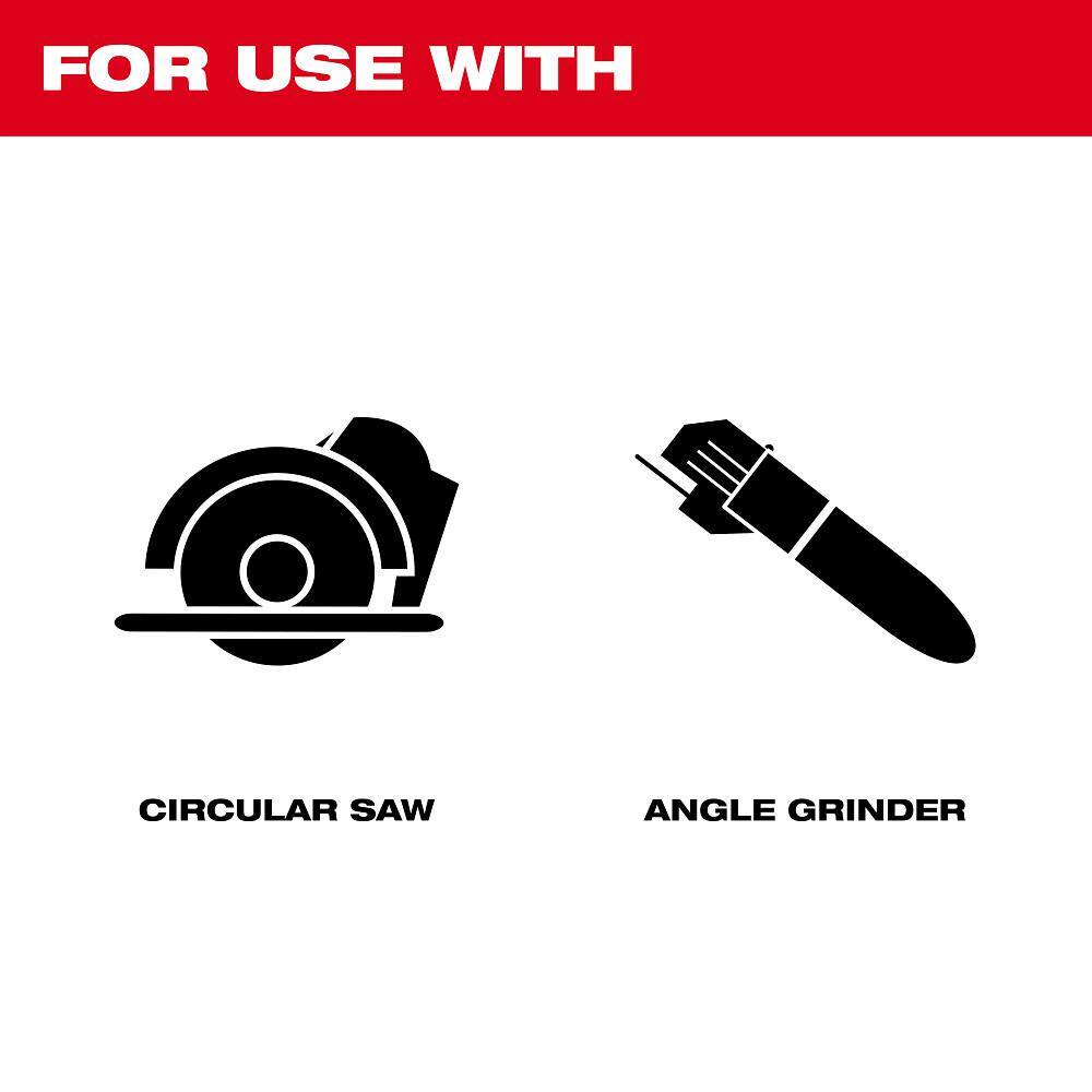 Milwaukee 7 in. Ultra Segmented General-Purpose Diamond Blade, DM-7/8"-5/8" Arbor, 8,730 Max RPM