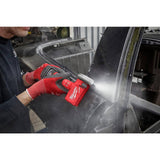 Milwaukee M12 FUEL 12V 3 in. Brushless Cordless Cut-Off Saw Kit + M12 3/8 in. Ratchet, with 5.0Ah & 2.5Ah Batteries