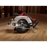 Milwaukee M18 18V Lithium-Ion Cordless 6-1/2 in. Circular Saw Kit with Two 3.0Ah Batteries, 2630-20 + 48-11-1837