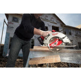 Milwaukee M18 18V Lithium-Ion Brushless Cordless 7-1/4 in. Circular Saw with 5.0Ah Battery