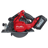 Milwaukee M18 FUEL 18V Brushless Cordless 7-1/4 in. Circular Saw Kit with 12.0Ah Battery, Rapid Charger and Bag