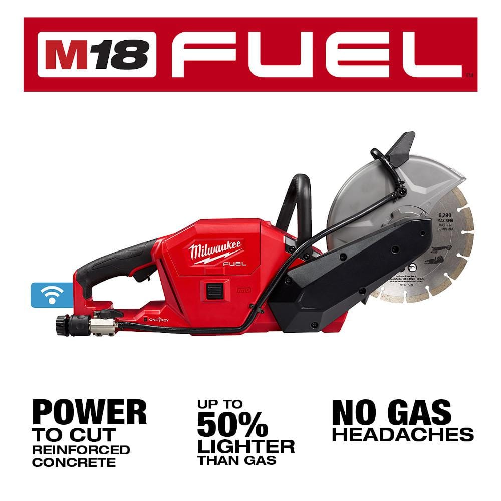 Milwaukee M18 FUEL ONE-KEY 18V Brushless Cordless 9 in. Cut-Off Saw, Tool-Only (2786-20)