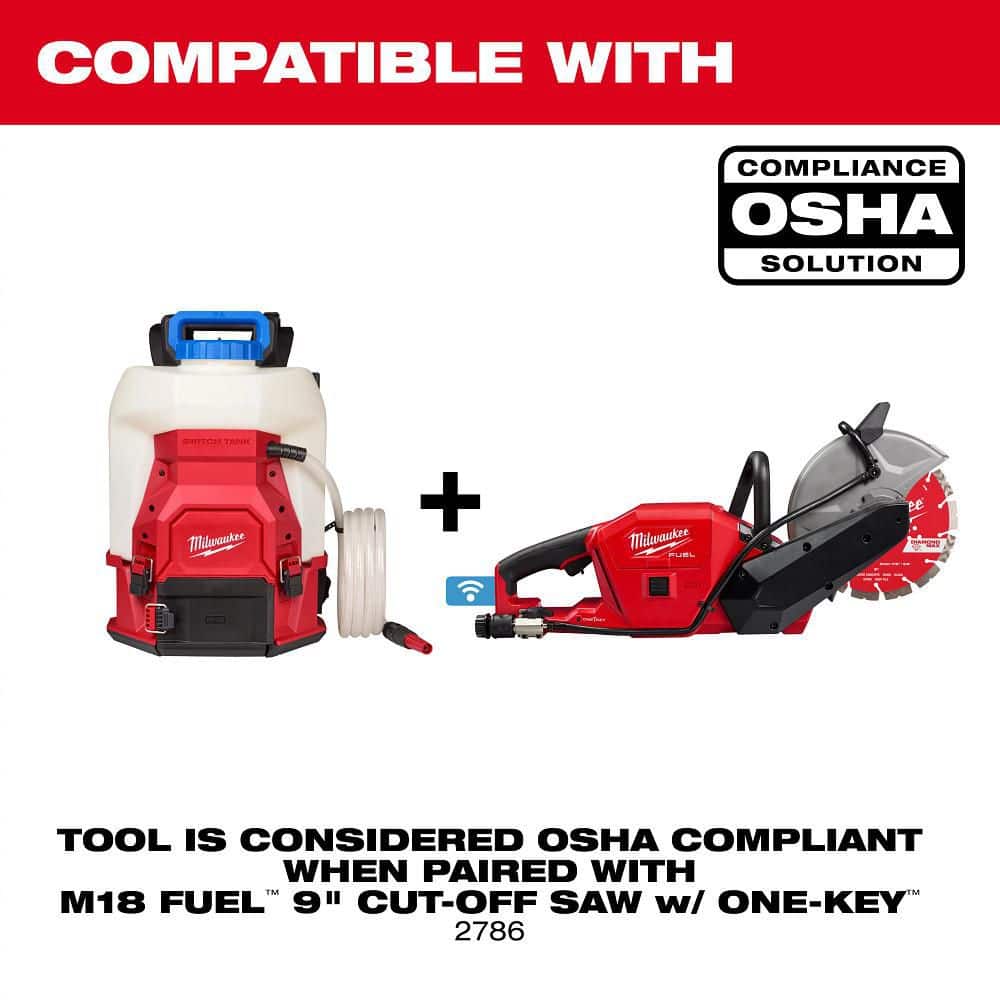 Milwaukee M18 FUEL ONE-KEY 18-Volt Brushless Cordless 9 in. Cut-Off Saw Kit with (2) 12.0Ah Batteries & Rapid Charger