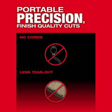 Milwaukee M18 FUEL 18V Brushless 6-1/2 in. Cordless Plunge Track Saw Combo Kit with Carbide Laminate Blade