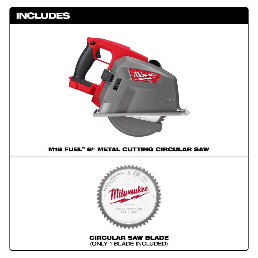 Milwaukee M18 FUEL 18V 8 in. Brushless Cordless Metal Cutting Circular Saw, Tool-Only (2982-20)