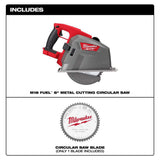 Milwaukee M18 FUEL 18V 8 in. Brushless Cordless Metal-Cutting Circular Saw Kit with 8.0Ah Battery and Rapid Charger