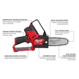 Milwaukee M12 FUEL 6 in. 12V Lithium-Ion Brushless Cordless HATCHET Pruning Saw Kit with M12 FUEL Hammer Drill & Impact Driver (2527-21/3497-22)