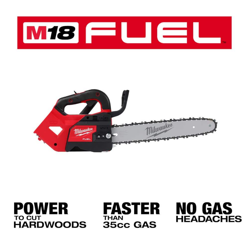 Milwaukee M18 FUEL 14 in. Top Handle & 16 in. Brushless Cordless Chainsaw Combo Kit, 18V (2-Tool)