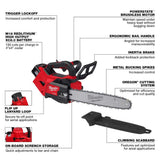 Milwaukee M18 FUEL 14 in. Top Handle 18V Lithium-Ion Brushless Cordless Chainsaw Kit w/ 8.0 Ah Battery & Rapid Charger (2-Tool)