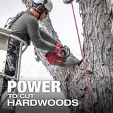 Milwaukee M18 FUEL 14 in. Top Handle 18V Lithium-Ion Brushless Cordless Chainsaw Kit with 8.0 Ah & 12.0 Ah Batteries and Charger (2-Tool)