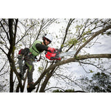 Milwaukee M18 FUEL 18V Brushless 8 in. HATCHET Pruning Saw Top Handle Chainsaw, (3) FORGE 8.0 Ah Battery, Dual Bay Super Charger
