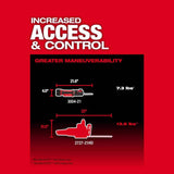Milwaukee M18 FUEL 8 in. 18V Lithium-Ion Brushless Cordless HATCHET Pruning Chainsaw (Tool-Only) with Two 8 in. Saw Chains