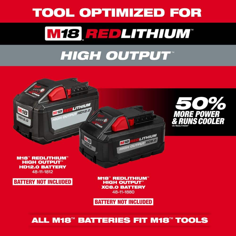 Milwaukee M18 FUEL 18V Brushless Cordless 8 in. HATCHET Pruning Saw + 14 in. Top Handle Chainsaw, Tool-Only (2-Tool Combo)