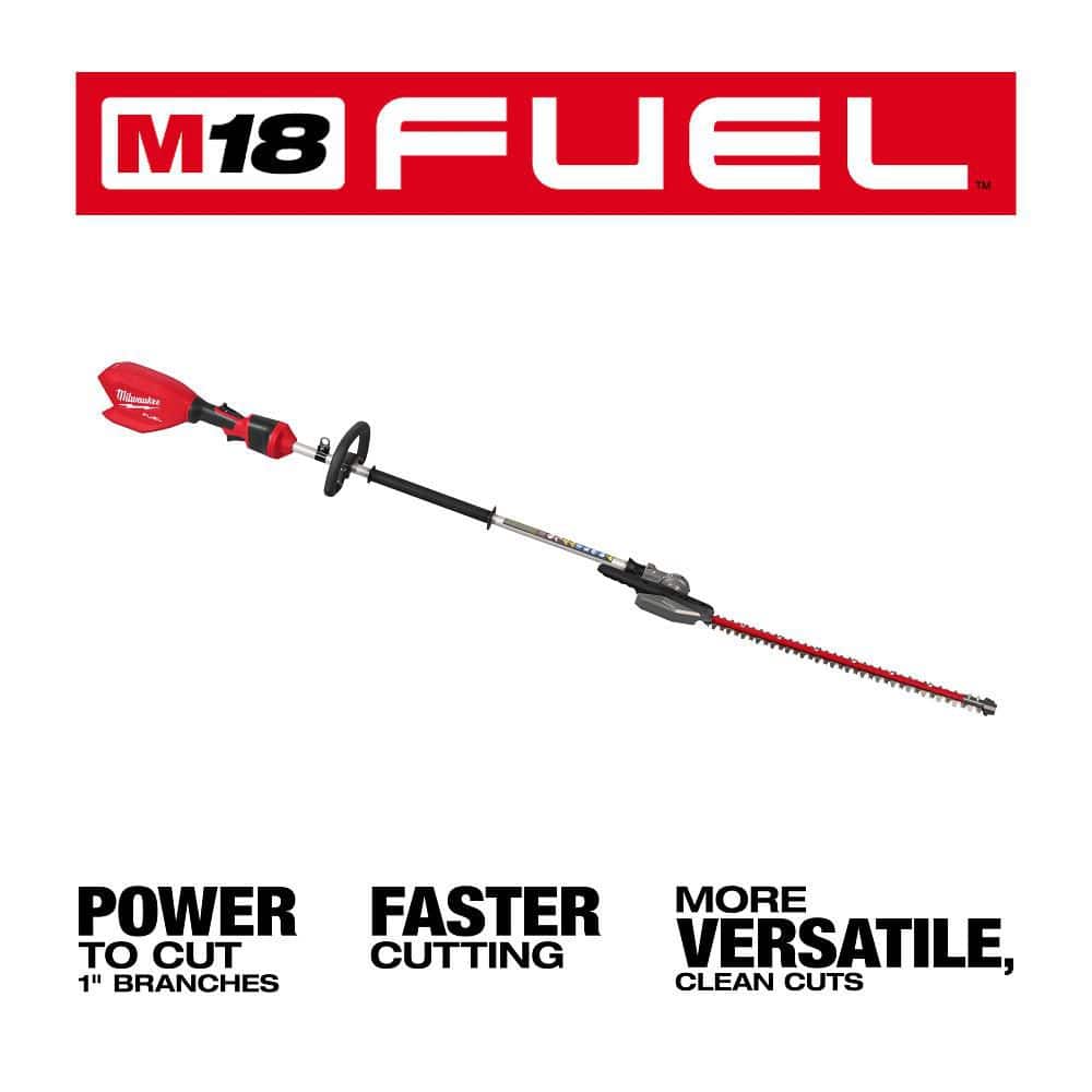 Milwaukee M18 FUEL 18V 24 in. Brushless Cordless Pole Articulating Hedge Trimmer (Tool-Only)
