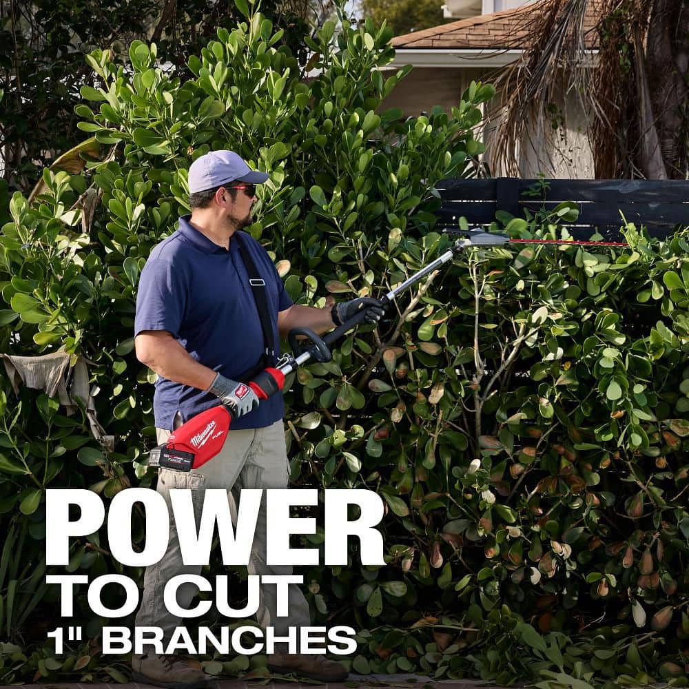 Milwaukee M18 FUEL 18V 24 in. Brushless Cordless Pole Articulating Hedge Trimmer (Tool-Only)