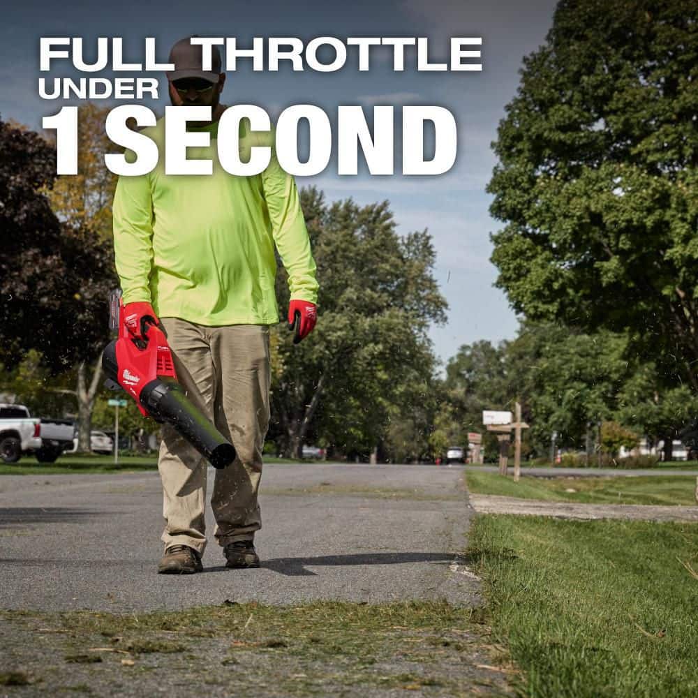 Milwaukee M18 FUEL 18V 120 MPH 500 CFM Brushless Cordless Leaf Blower w/ (1) M18 High Output 6.0Ah Battery & (2) 5.0Ah Batteries