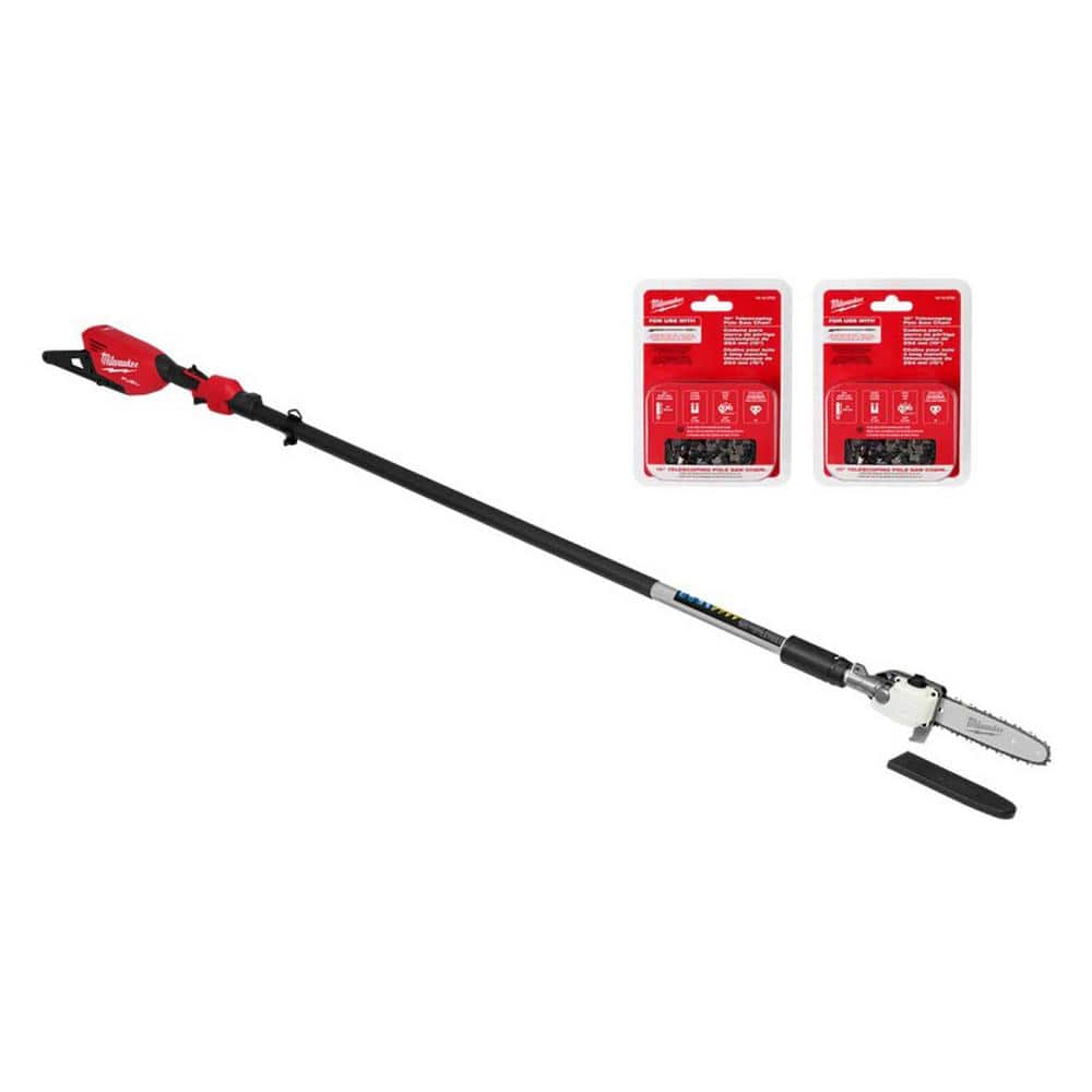 Milwaukee M18 FUEL 10 in. 18V Lithium‑Ion Brushless Cordless Telescoping Pole Saw, 13 ft. Reach (Tool‑Only)