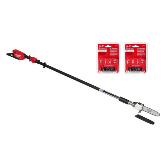 Milwaukee M18 FUEL 10 in. 18V Lithium‑Ion Brushless Cordless Telescoping Pole Saw, 13 ft. Reach (Tool‑Only)