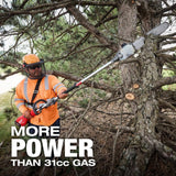 Milwaukee M18 FUEL 10" Brushless Cordless Pole Saw with QUIK-LOK Attachment Capability, Tool-Only