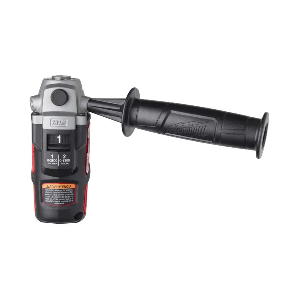 Milwaukee M12 12V Lithium-Ion Cordless 3/8 in. Ratchet with M12 Variable Speed Polisher/Sander and 6.0 Ah XC Battery Pack