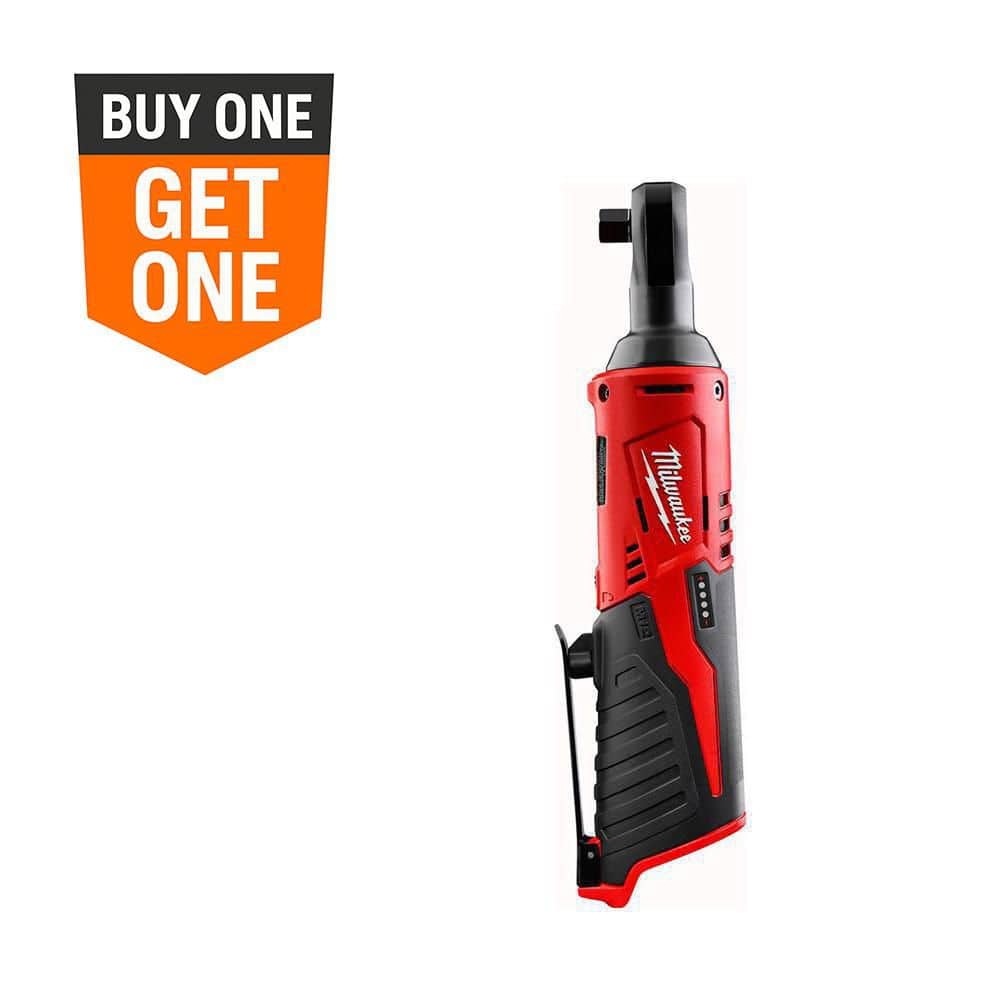Milwaukee M12 12V Lithium-Ion Cordless 3/8 in. Ratchet (Tool-Only)