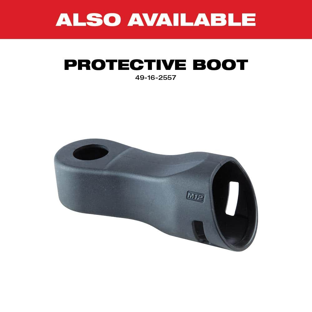 Milwaukee M12 FUEL 12V Lithium-Ion Brushless Cordless 3/8 in. Ratchet and 1/4 in. Impact Wrench with Two 3.0 Ah Batteries