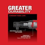 Milwaukee M12 FUEL 12V Lithium‑Ion Brushless 3/8 in. Cordless Ratchet Kit with (2) 2.0Ah Batteries, Charger, Bag & SAE Socket Set