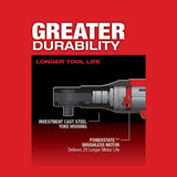 Milwaukee M12 FUEL 12V Li-Ion Brushless 3/8 in. Cordless Ratchet Kit with (2) 2.0Ah Batteries, Charger, Tool Bag + 5.0Ah Battery