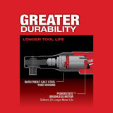 Milwaukee M12 FUEL 12V Lithium-Ion Brushless Cordless 1/2 in. Ratchet Kit W/M12 Grease Gun