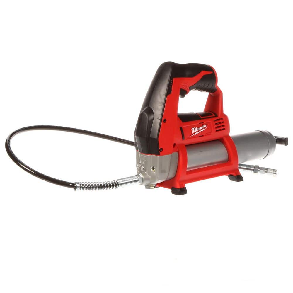 Milwaukee M12 FUEL 12V Lithium-Ion Brushless Cordless 1/2 in. Ratchet Kit W/M12 Grease Gun