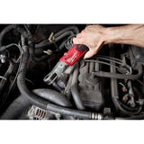 Milwaukee M12 FUEL 12V Lithium-Ion Brushless Cordless 1/2 in. Ratchet Kit W/M12 Grease Gun