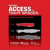 Milwaukee M12 FUEL 12V Lithium-Ion Brushless Cordless 1/2 in. Ratchet Kit W/M12 Grease Gun