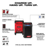 Milwaukee M12 FUEL 12V Lithium-Ion Brushless Cordless High Speed 3/8 in. Ratchet Kit W/M12 Bluetooth Jobsite Radio with Charger