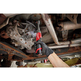Milwaukee M12 FUEL 12V 3/8 in. Extended Reach High-Speed Cordless Ratchet with M12 LED Underhood Light and (2) M12 HO 2.5Ah Batteries