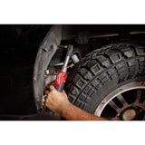 Milwaukee M12 FUEL 3/8 in. Extended Reach High-Speed Cordless Ratchet with Variable-Speed Polisher/Sander and (2) HO CP2.5 Batteries