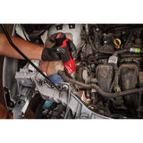 Milwaukee M12 FUEL 3/8 in. Extended Reach High-Speed Cordless Ratchet with Variable-Speed Polisher/Sander and (2) HO CP2.5 Batteries