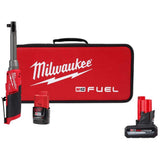 Milwaukee M12 FUEL 12V Li‑Ion Brushless 3/8 in. Extended Reach High‑Speed Cordless Ratchet Kit with Charger and 5.0Ah Battery