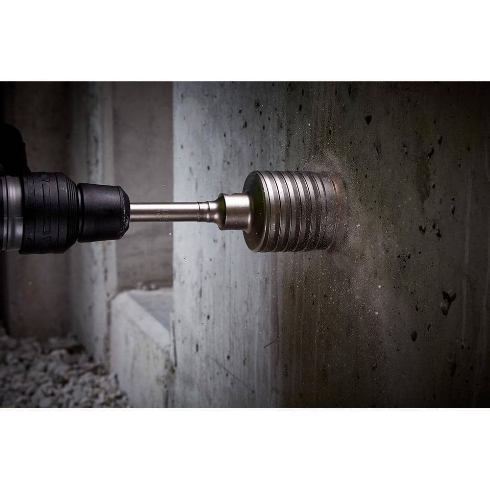 Milwaukee 3/8 in. x 13 in. Carbide SDS-Plus Masonry Core Bit Adapter (2-Piece)