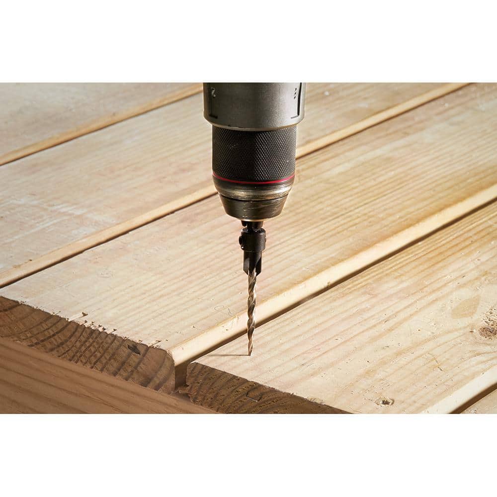 Milwaukee Steel Countersink Set with Wood Spade Bit Set (16-Piece)