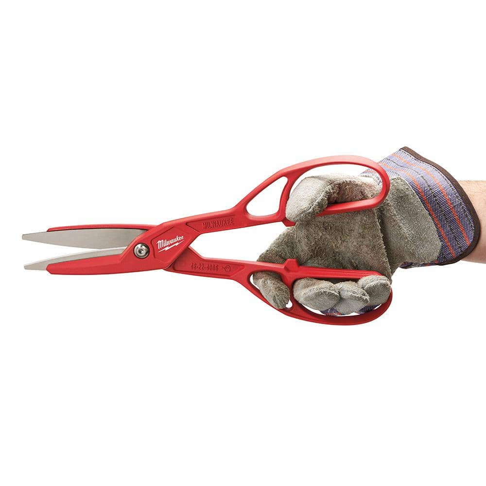Milwaukee 13 in. Lightweight Tinner Snips with 3-1/2 in. Replaceable Blades